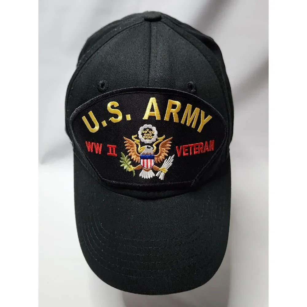 U.S. Army WWII Veteran Cap – Black
